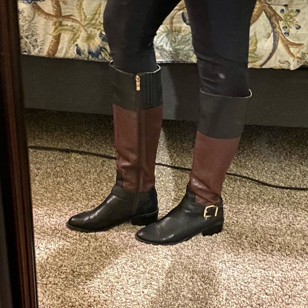 Vince Camuto genuine leather riding boots